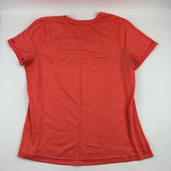 Athletic Works Tshirt Womens Large Orange Round Neck Rolled Sleeve - Picture 7 of 7